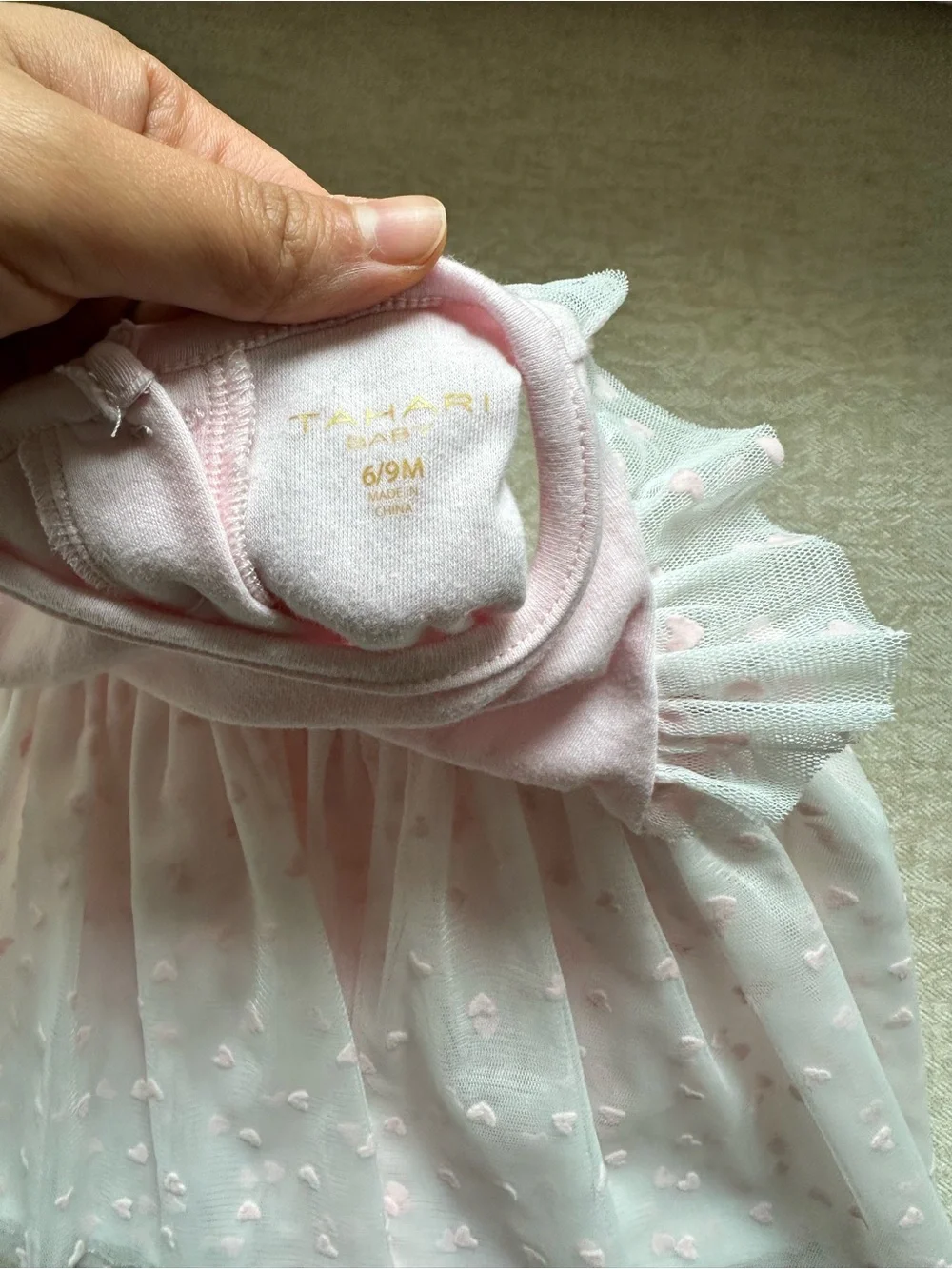 Pink Baby Dress & Quilted Cardigan Set